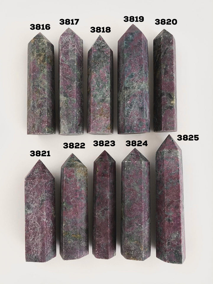 Ruby in Kyanite Towers - Uncommon Rocks