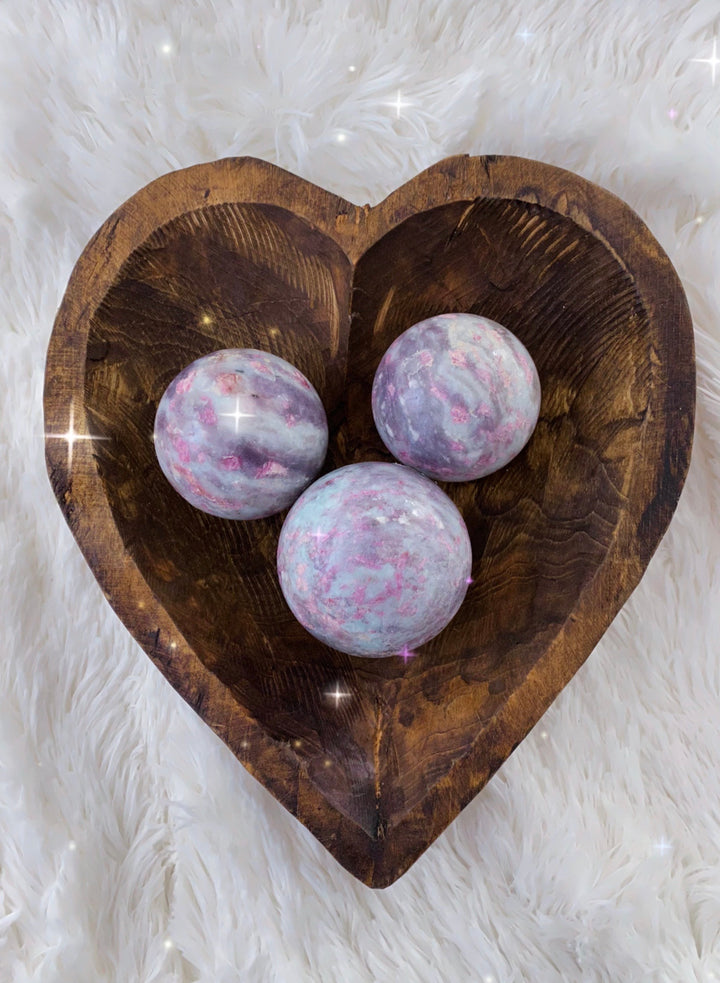 Pink Tourmaline Spheres