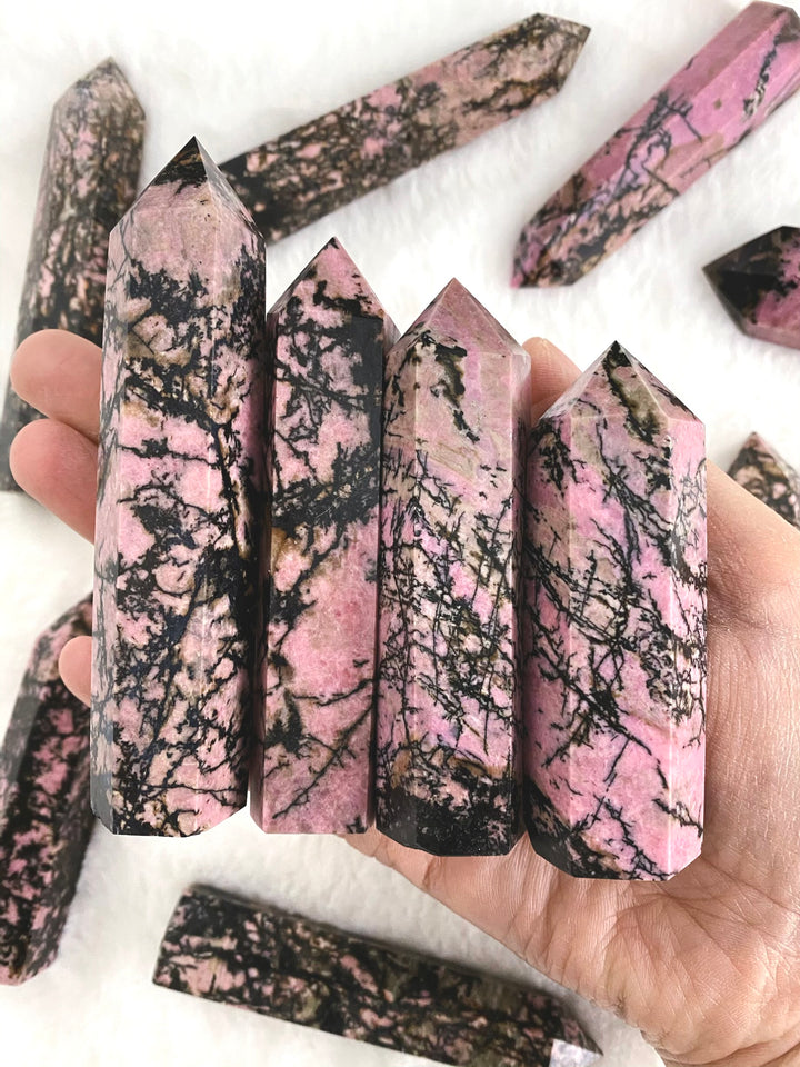 Rhodonite Towers