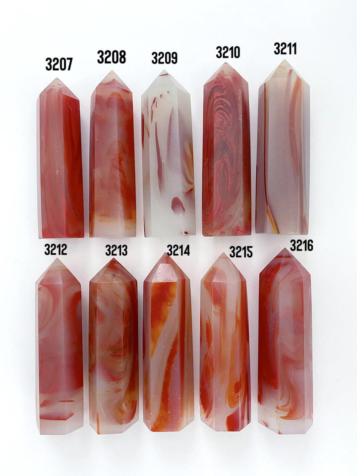Red Agate Towers - Uncommon Rocks