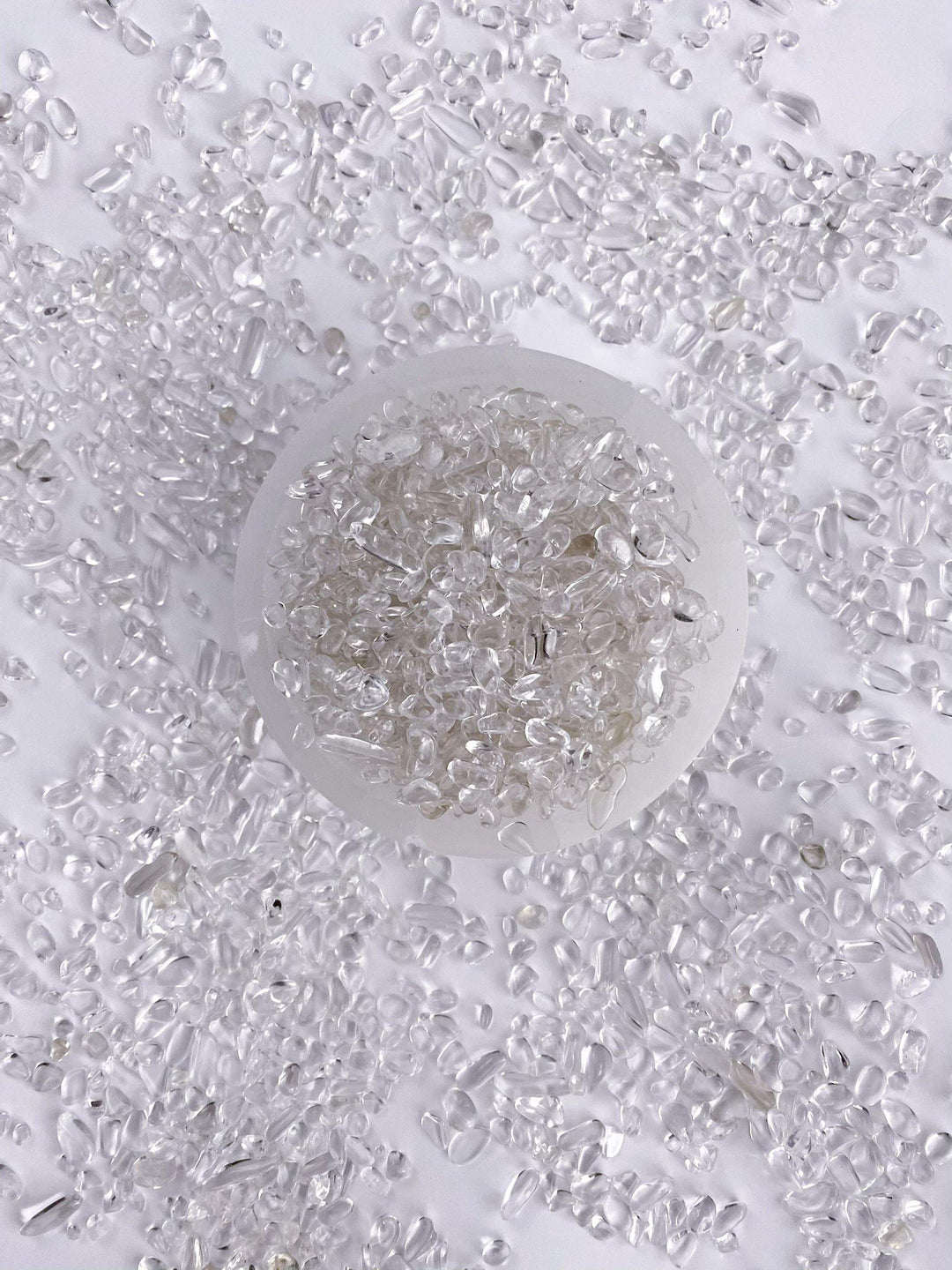 Clear Quartz Tumbled Chips - Uncommon Rocks