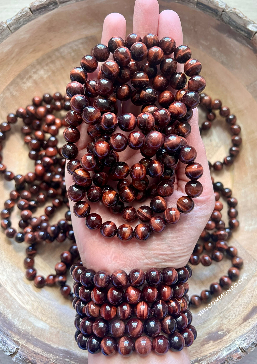 Red Tiger Eye Bracelets