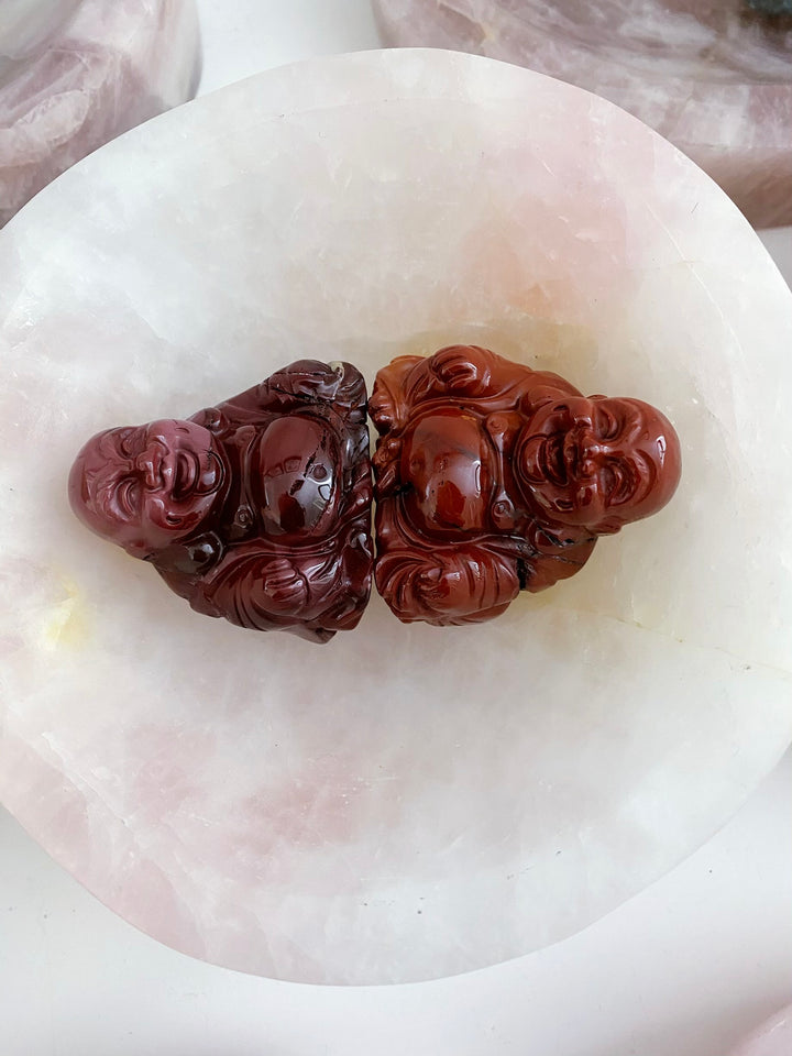 Moonkite Jasper Buddha Carving
