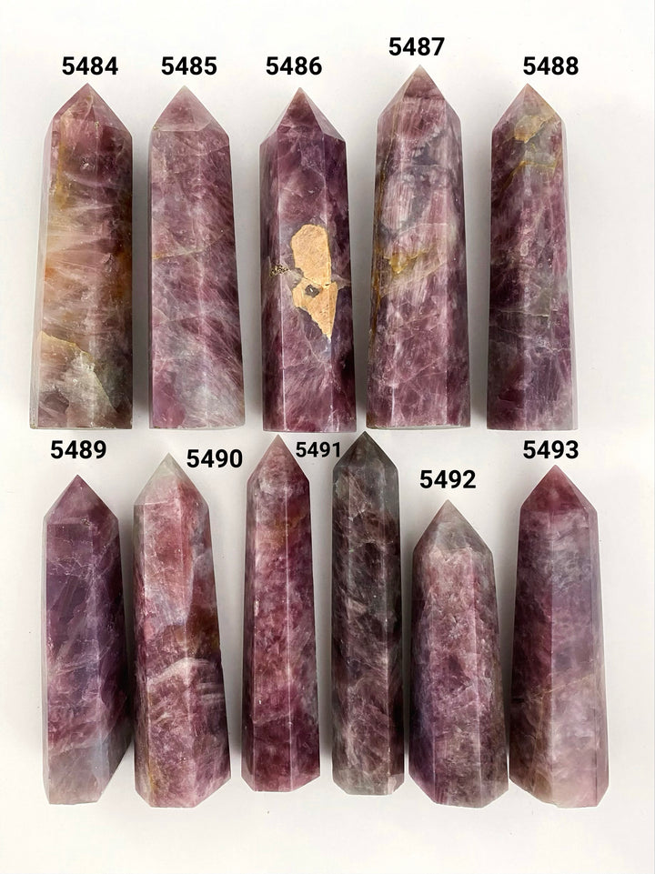 Lavender Rose Quartz Towers