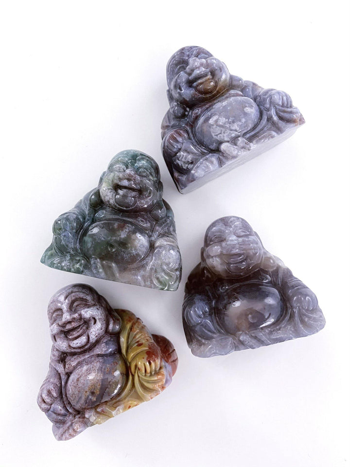 Ocean Jasper Buddha - Uncommon Rocks