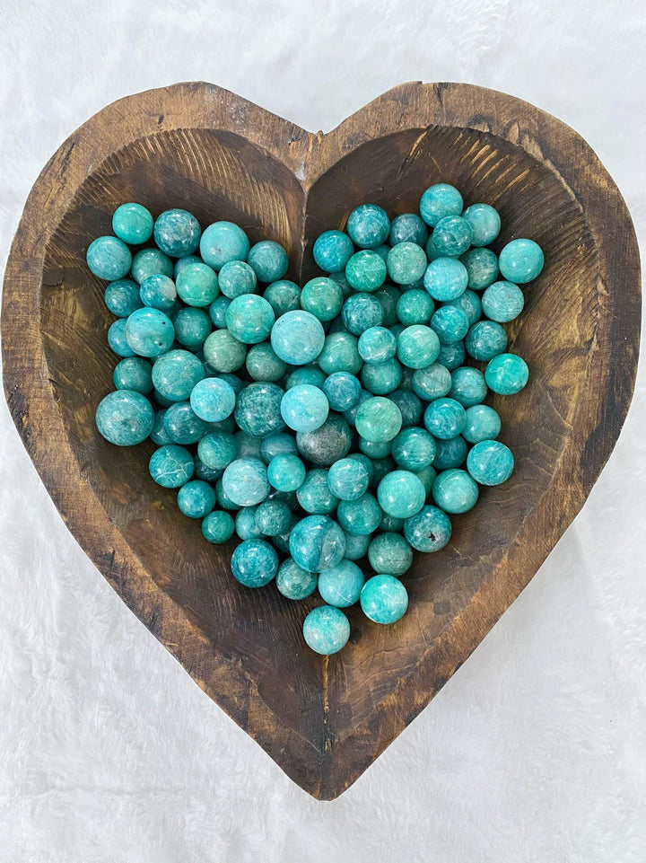 Amazonite Spheres - Uncommon Rocks