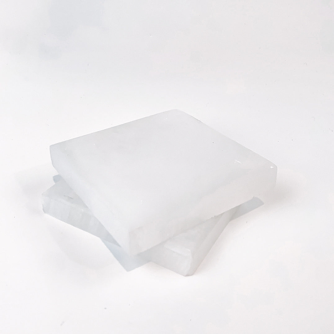 Selenite Square Charging Plates