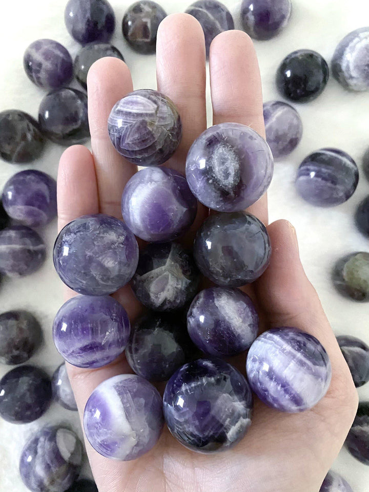 Chevron Spheres - Uncommon Rocks