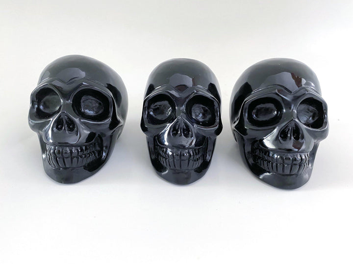 Black Obsidian Skulls - Uncommon Rocks