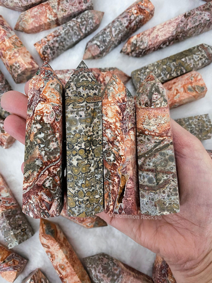Leopard Jasper Skin Towers