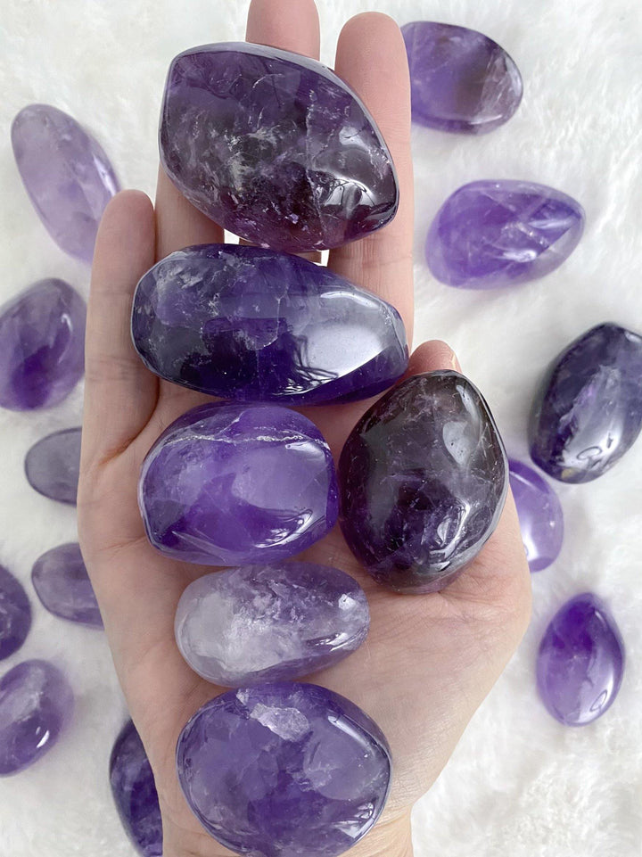 Amethyst Palm Stones - Uncommon Rocks