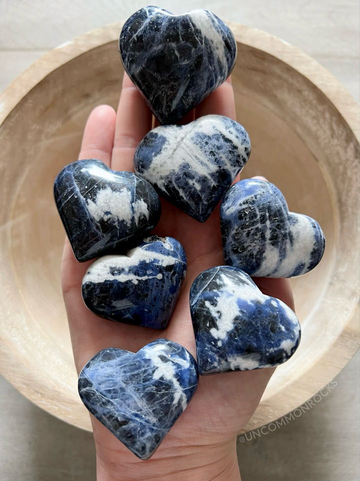 Sodalite Hearts