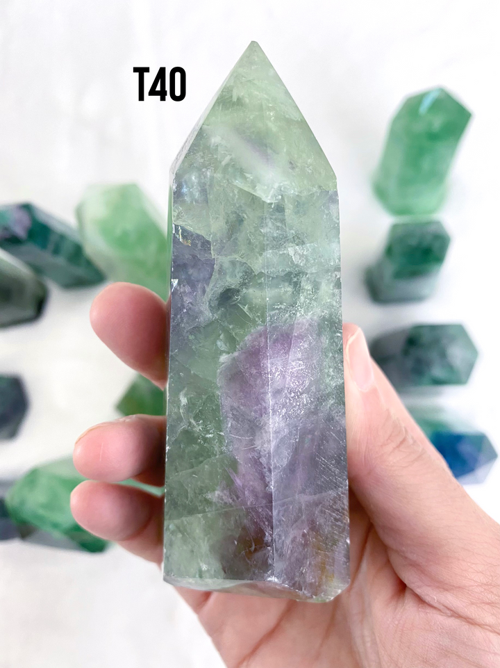 Green Fluorite Towers