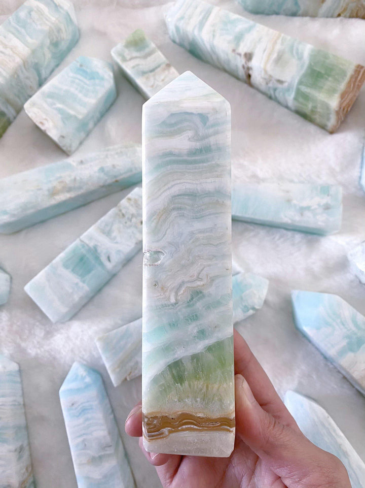 Caribbean Calcite Towers - Uncommon Rocks