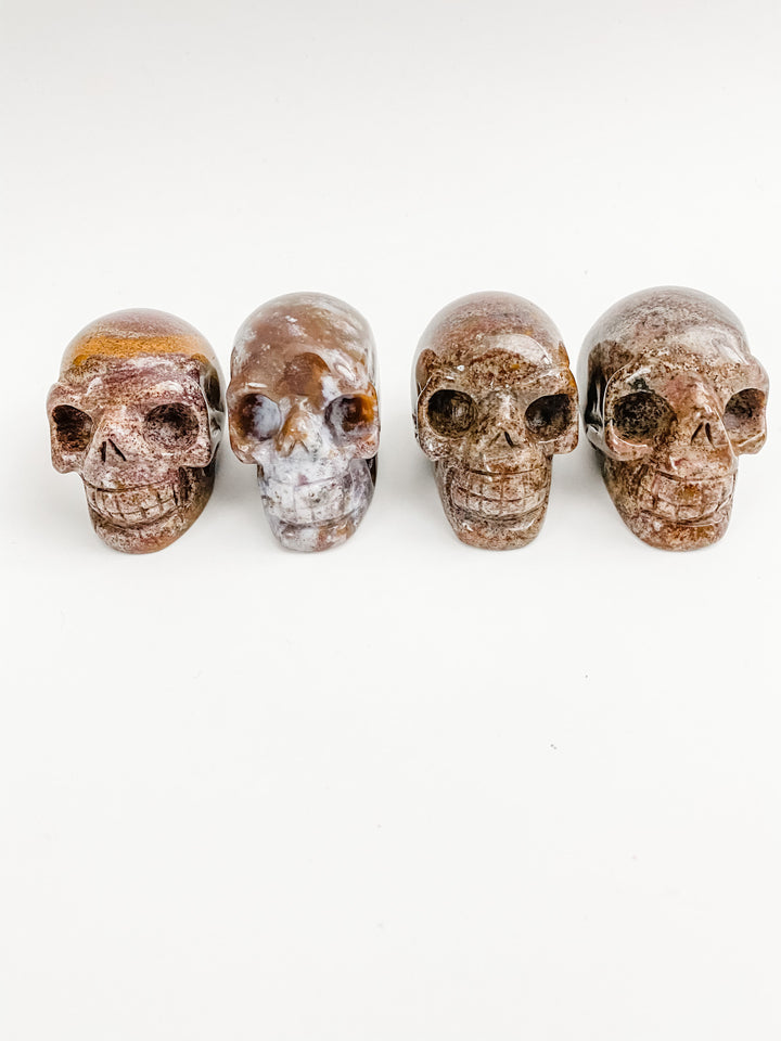 Ocean Jasper Skulls