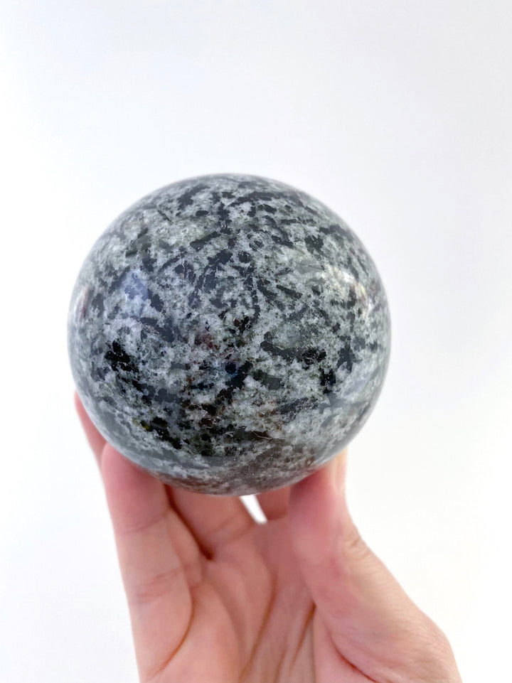 Snowflake Obsidian Sphere
