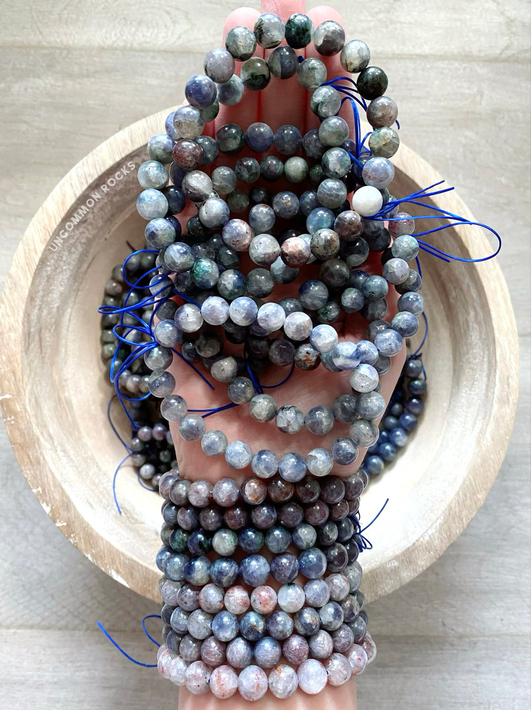 Iolite Bead Bracelet