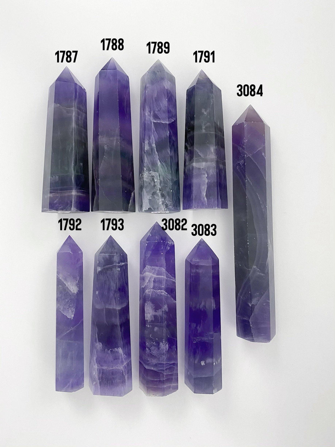 Blue Fluorite Towers - Uncommon Rocks