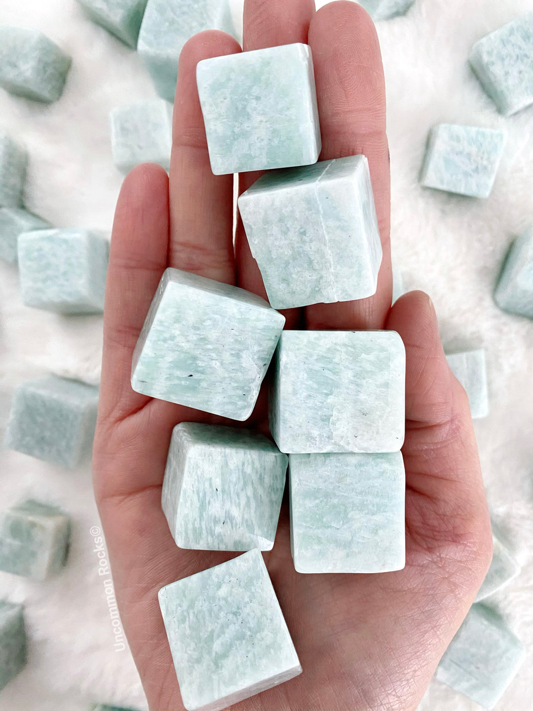 Amazonite Tumbled Cubes