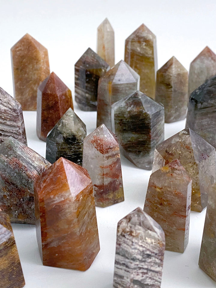 Lodolite Quartz Thousand Layer Towers