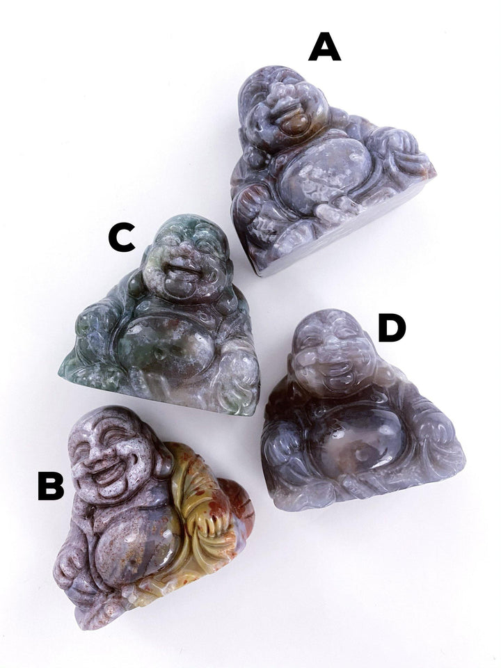 Ocean Jasper Buddha - Uncommon Rocks