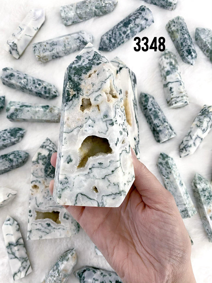 Tree Agate Towers - Uncommon Rocks