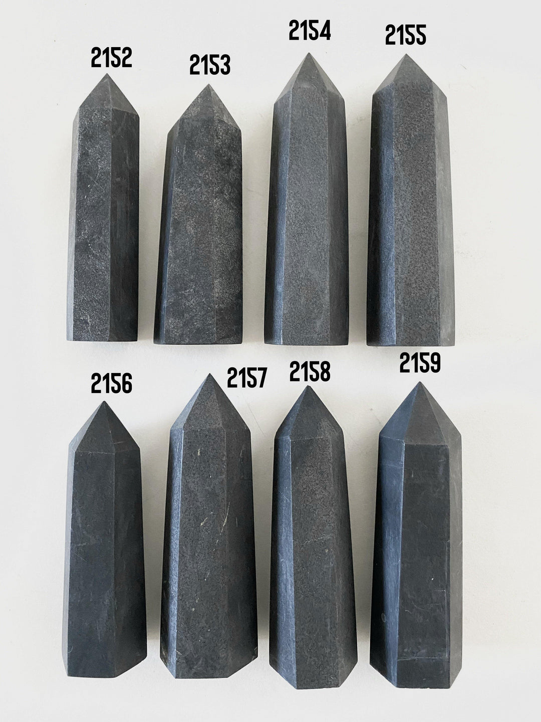 Shungite Towers - Uncommon Rocks
