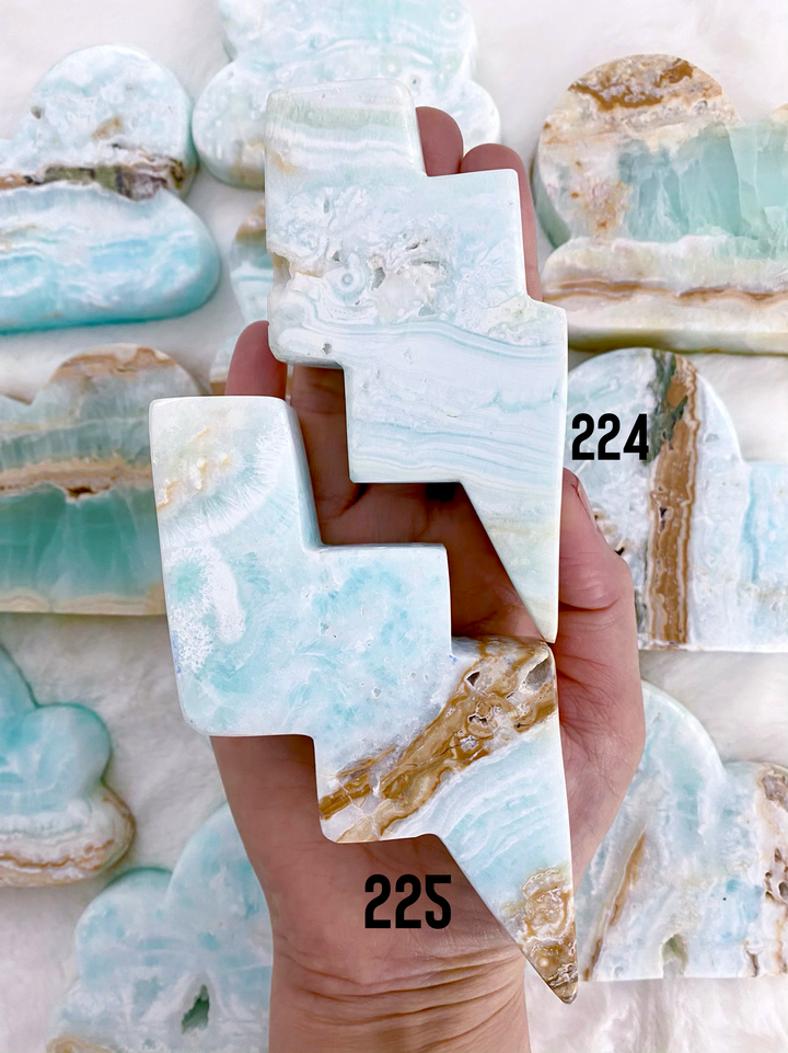 Caribbean Calcite Lighting Bolts - Uncommon Rocks