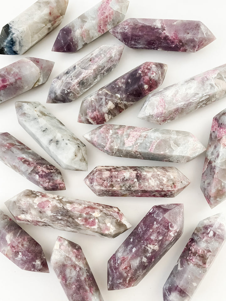 Pink Tourmaline DT Points