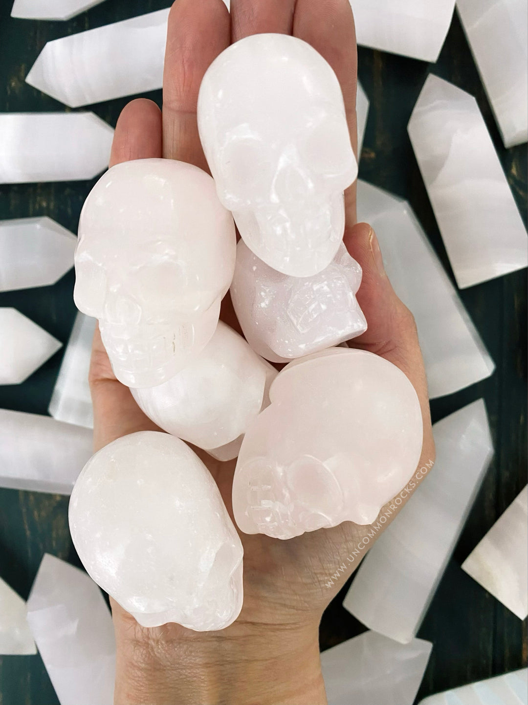 Mangano Calcite Skull