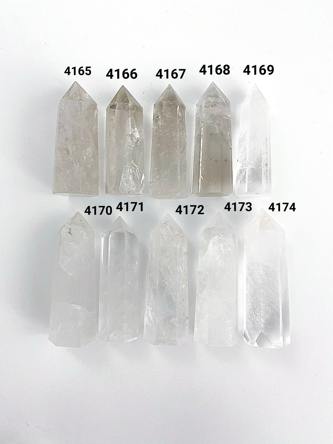 Clear Quartz Towers