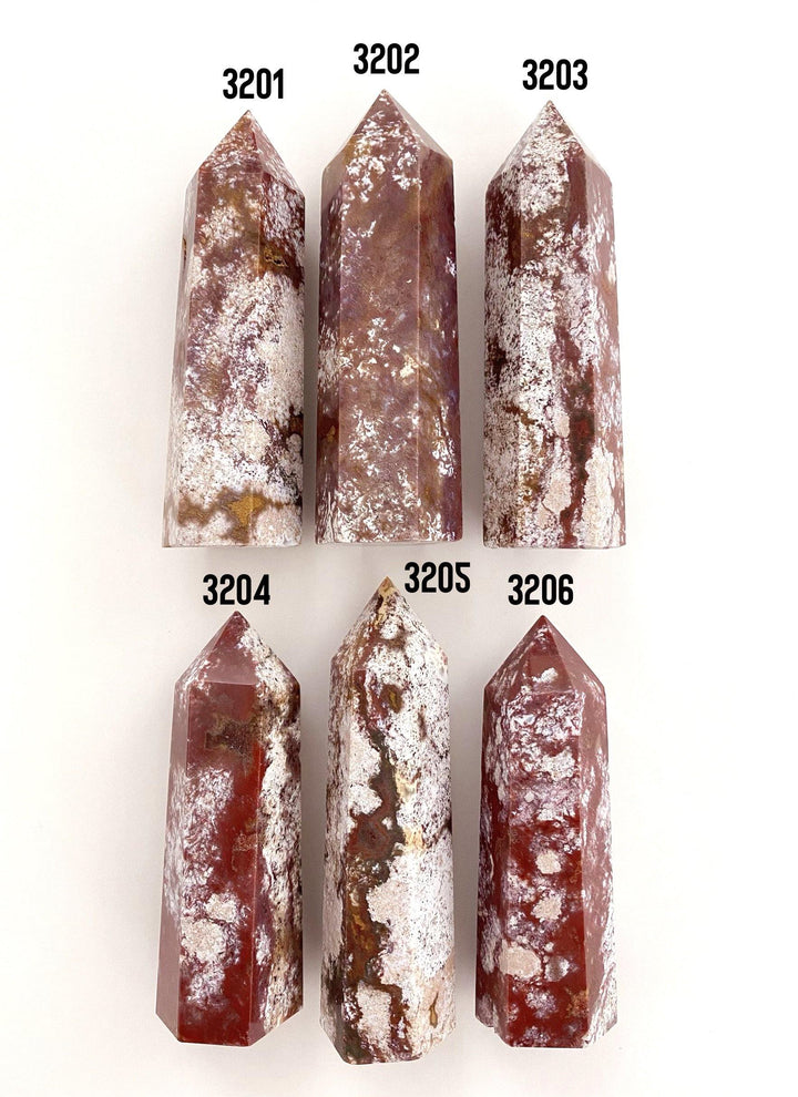 Ocean Jasper Points (Red Tones) - Uncommon Rocks