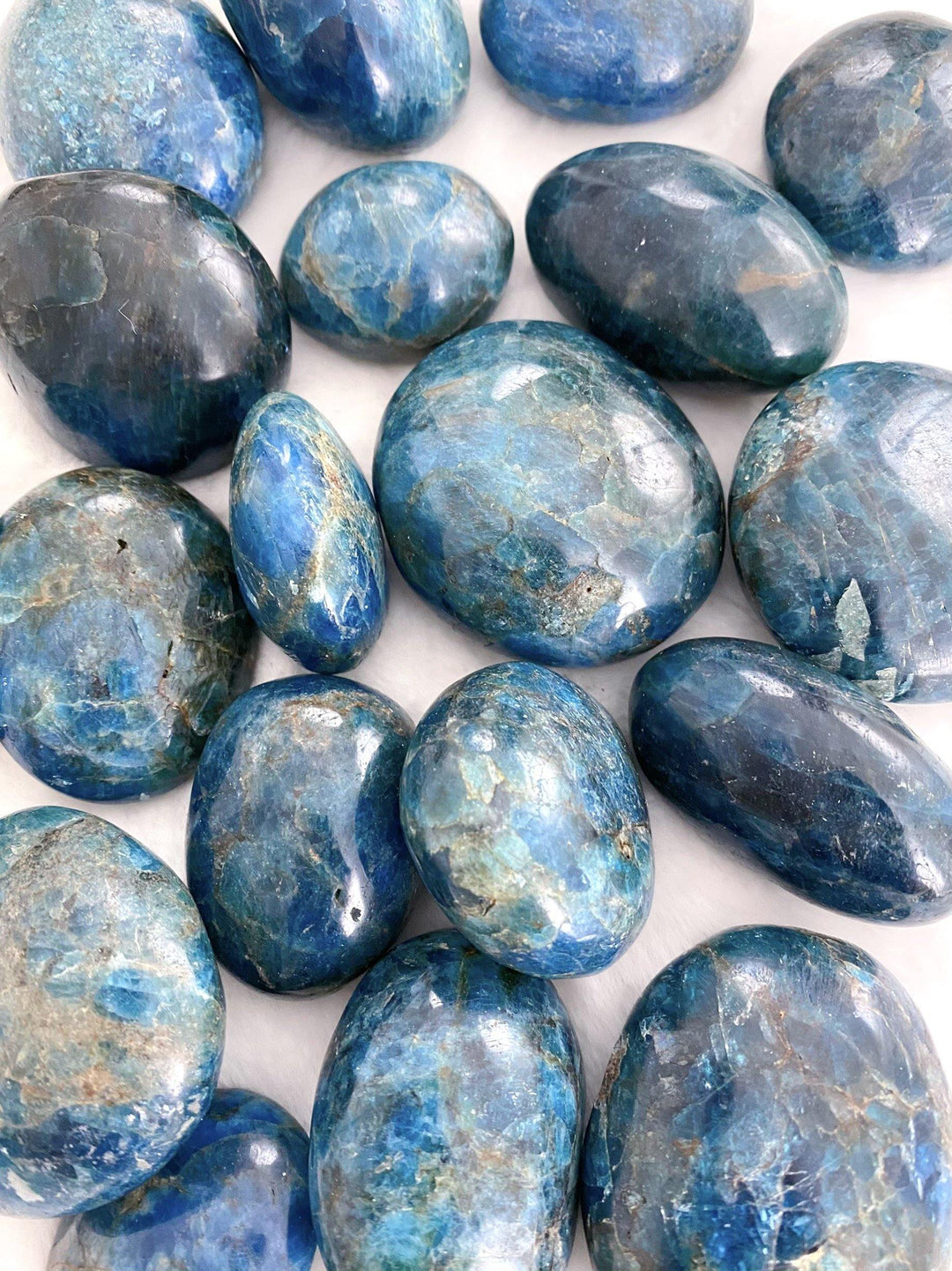Apatite Palm Stones - Uncommon Rocks