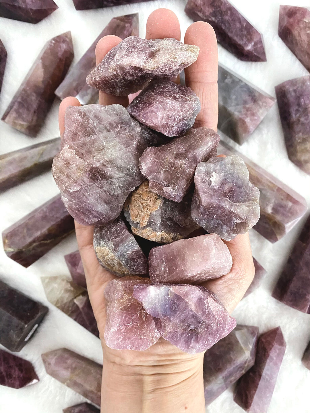Lavender Rose Quartz Raw