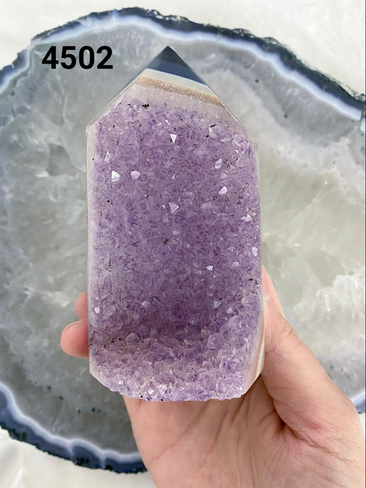 Amethyst Cluster Towers