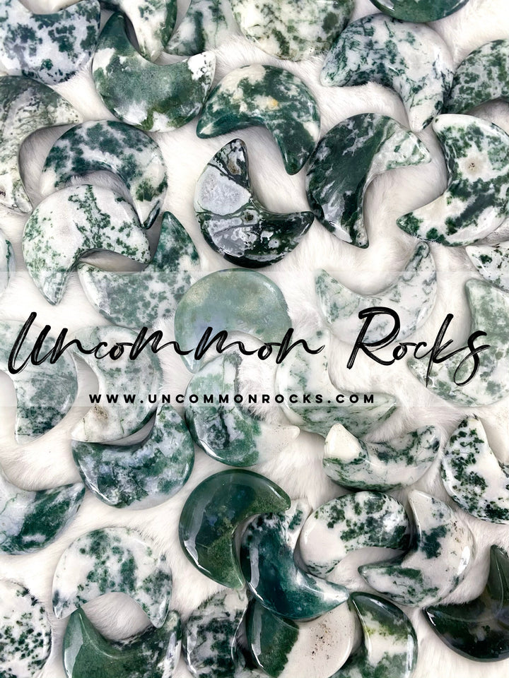 Moss Agate Moons