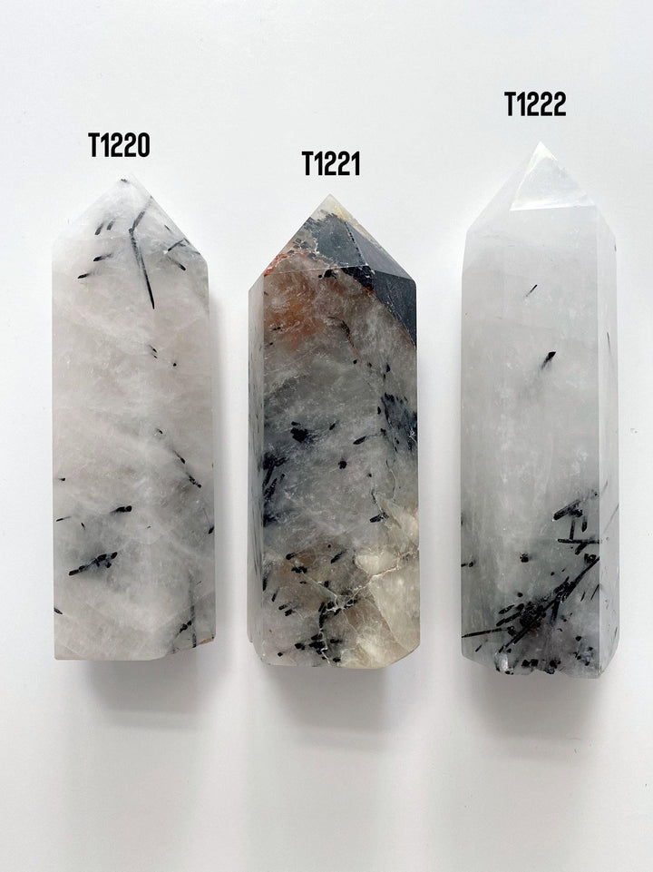 Black Tourmaline Big Towers - Uncommon Rocks