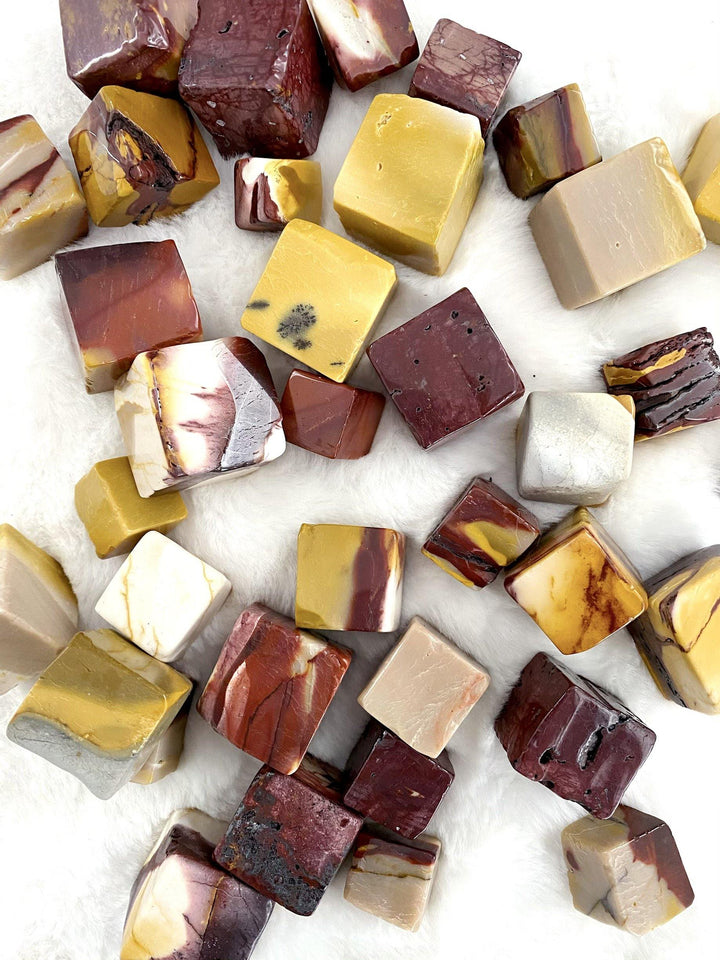 Moonkite Jasper Tumbled Cubes - Uncommon Rocks