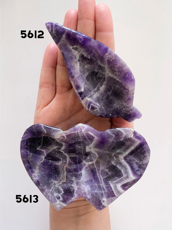 Chevron Amethyst Bowls