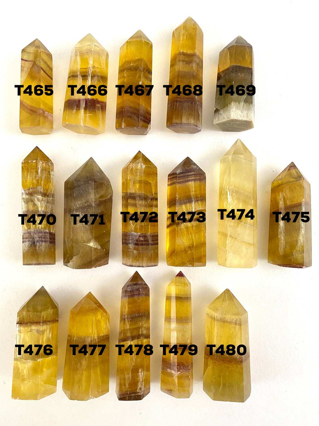 Yellow Fluorite Towers