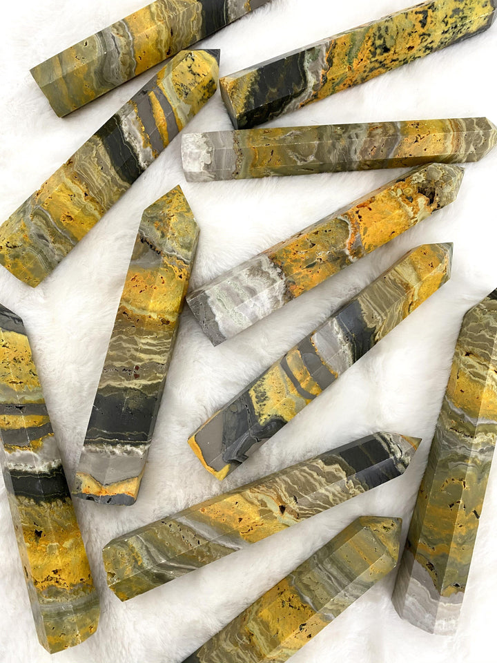 Bumble Bee Jasper Tall Towers - Uncommon Rocks