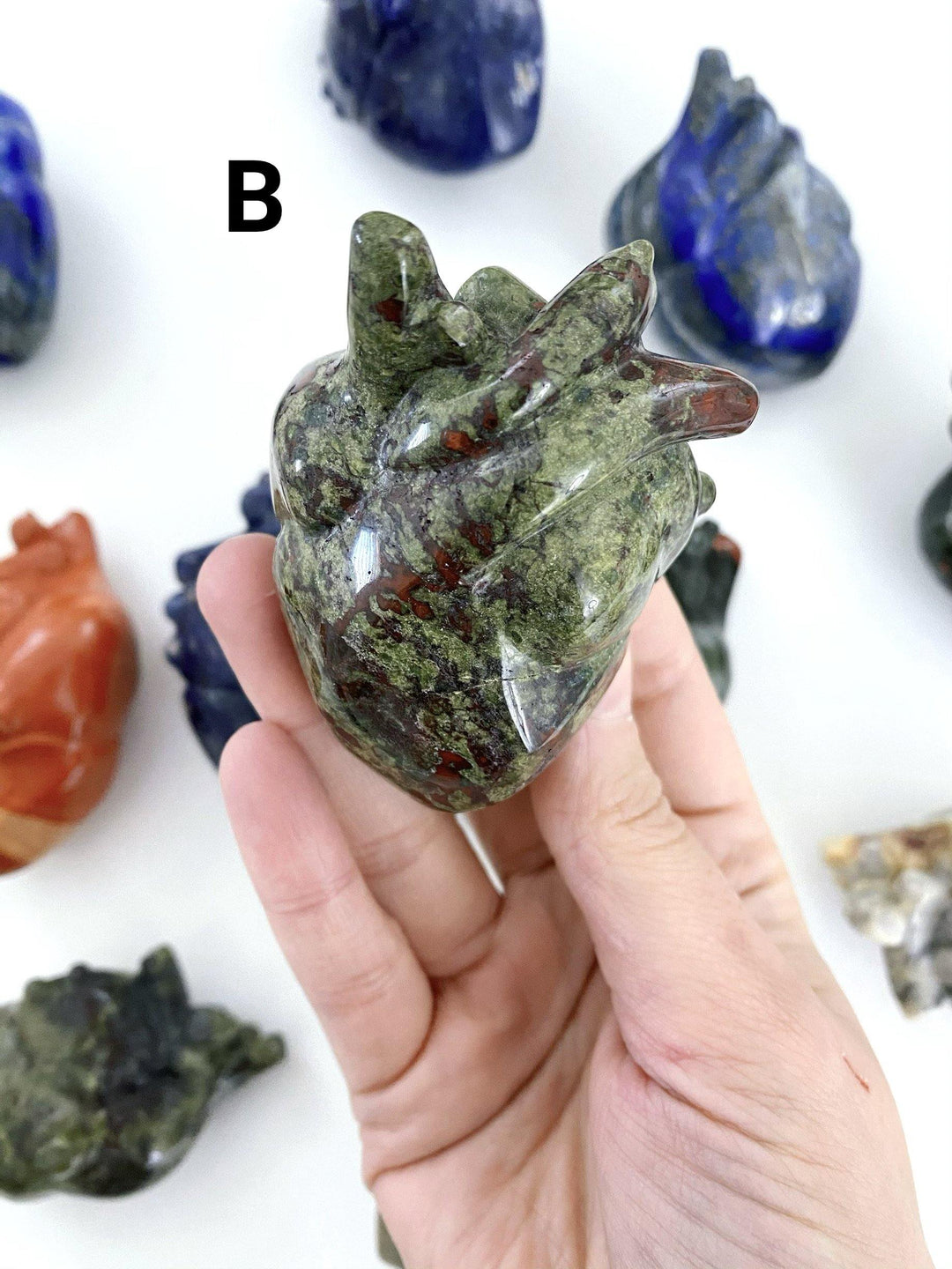 Dragon Blood Anatomical Heart - Uncommon Rocks