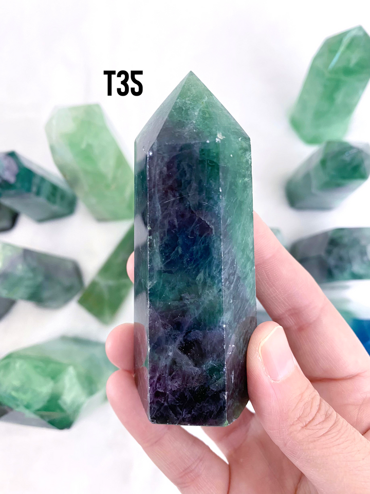 Green Fluorite Towers