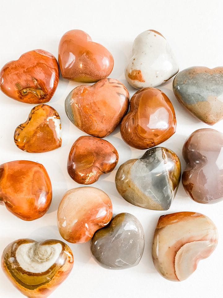 Polychrome Jasper Heart