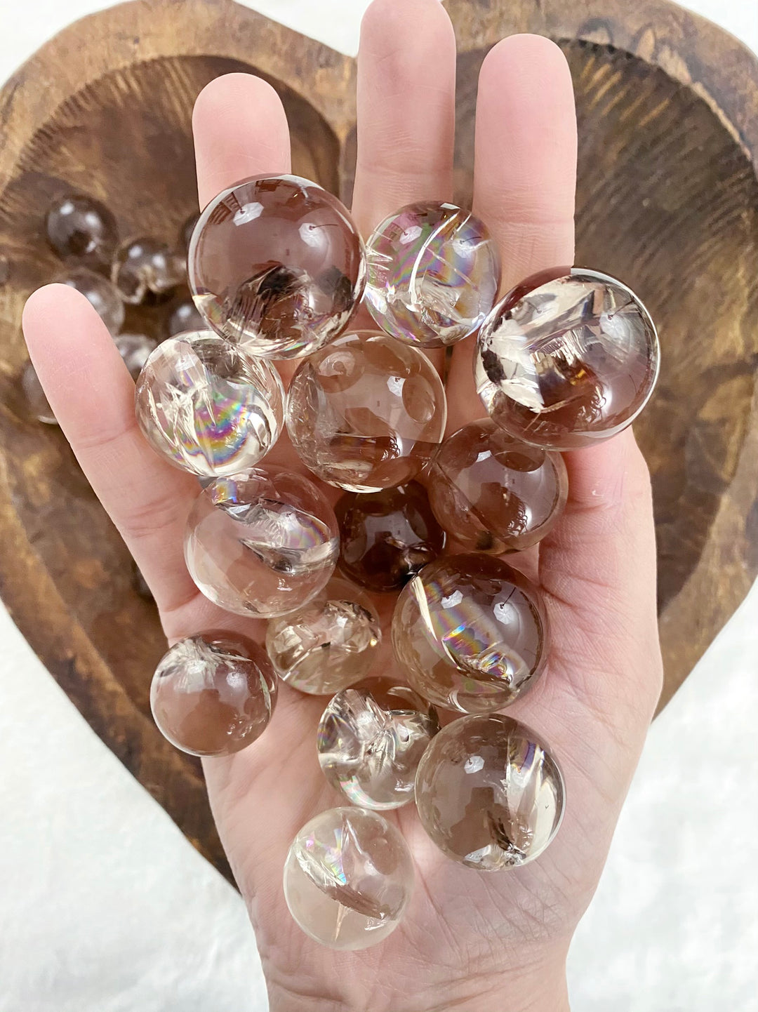 Smoky Quartz Spheres