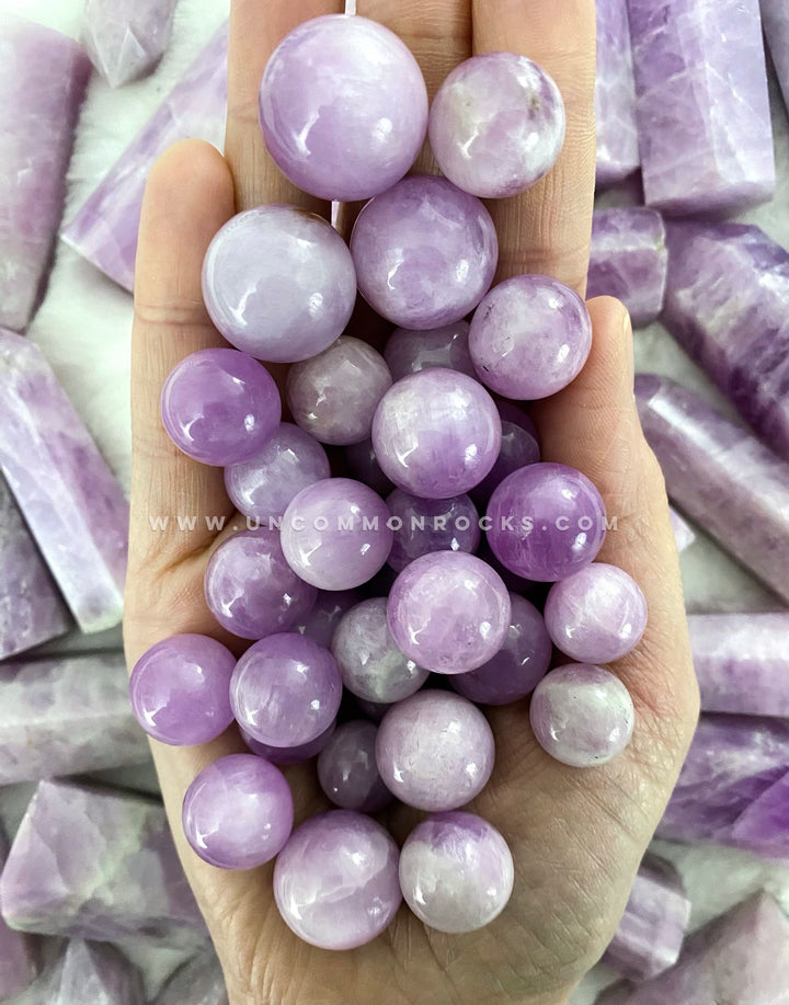 Kunzite Spheres