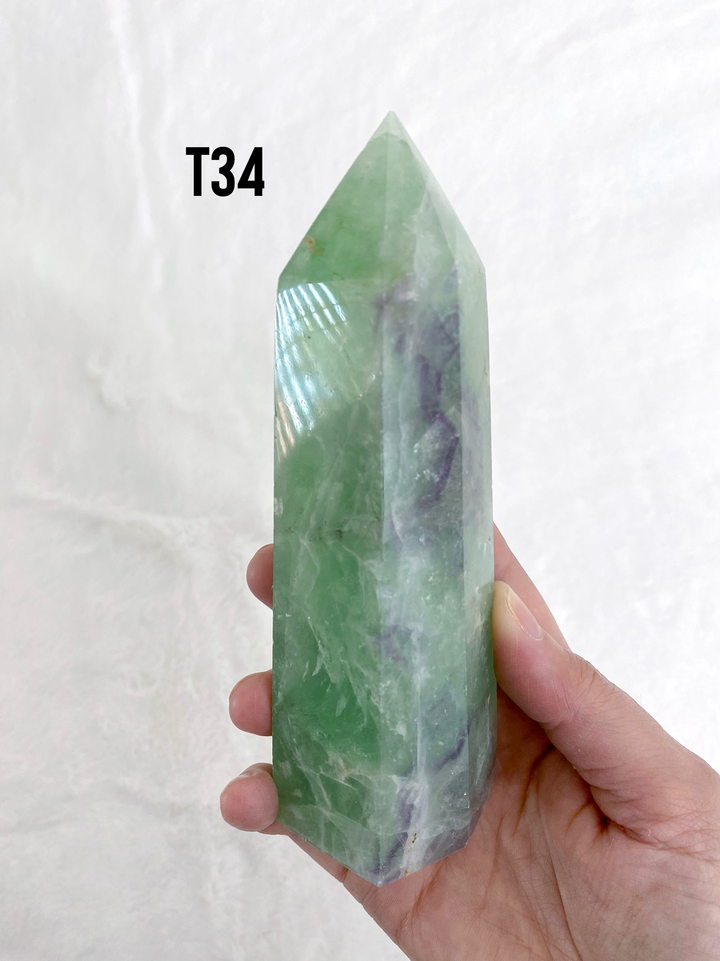 Green Fluorite Towers