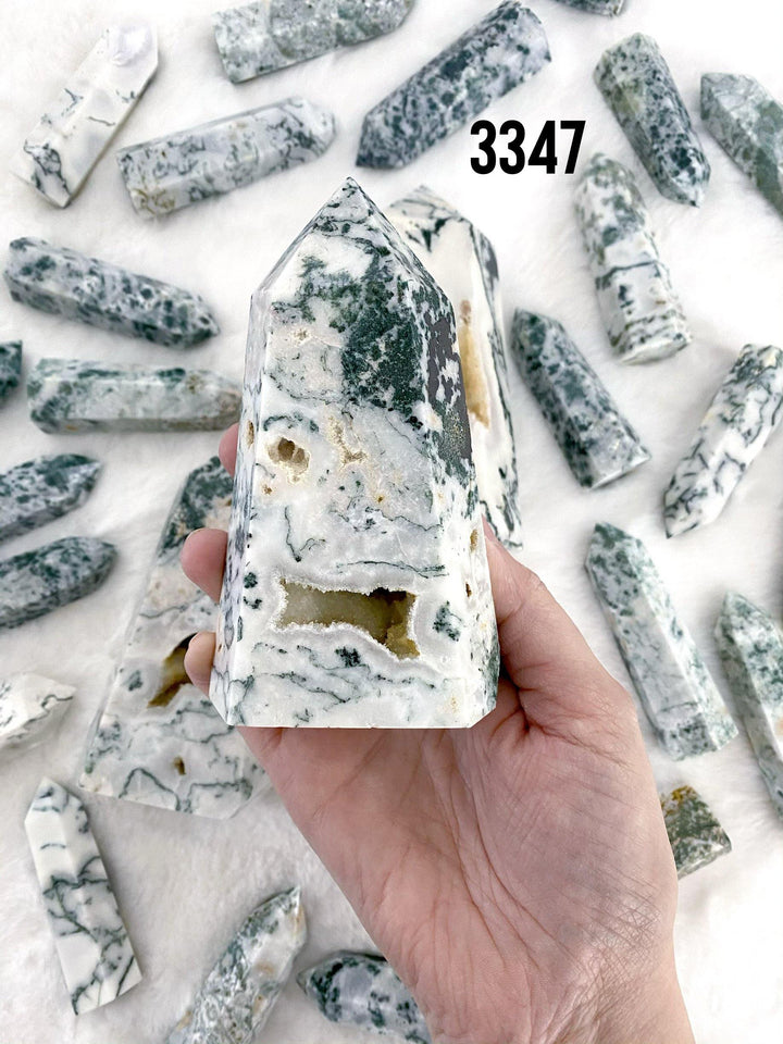 Tree Agate Towers - Uncommon Rocks