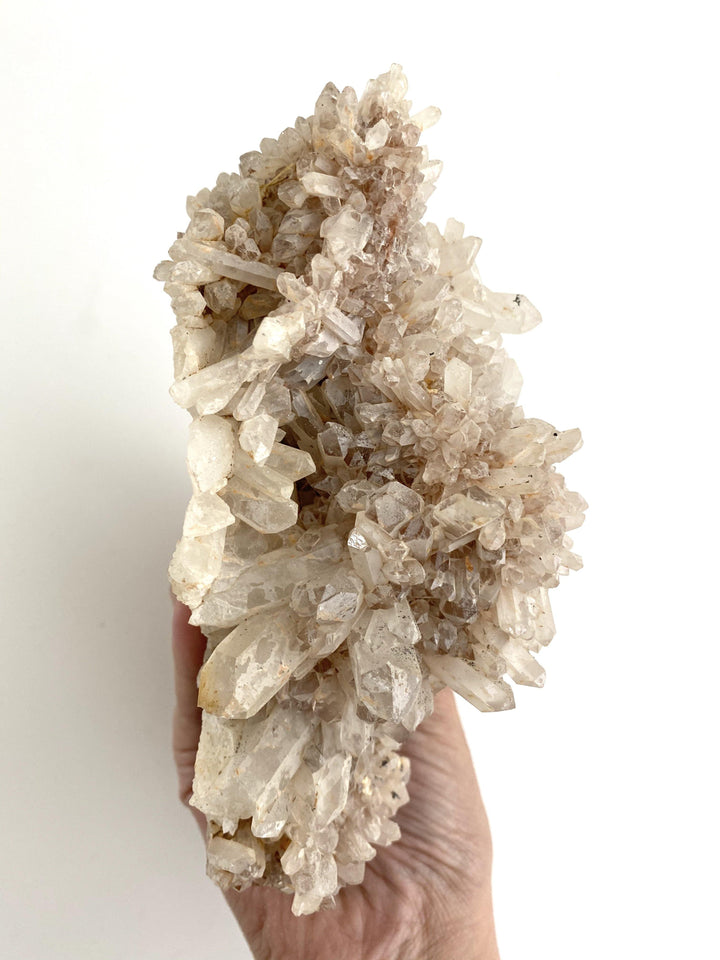 Pink Himalayan Quartz Cluster - Uncommon Rocks