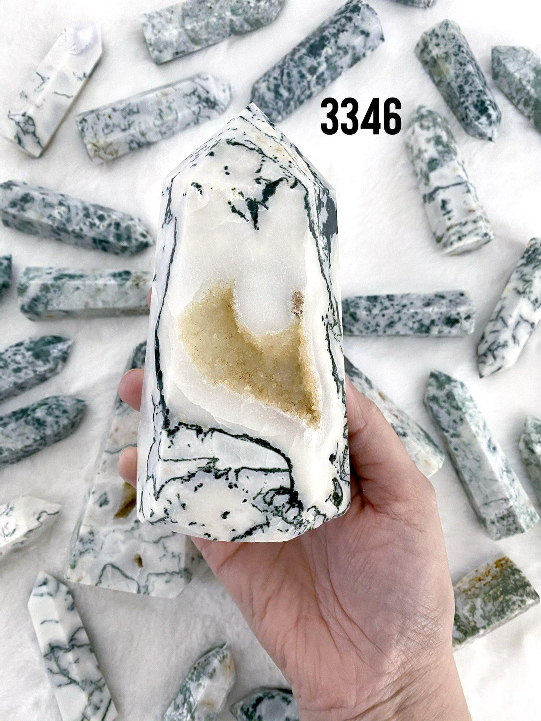Tree Agate Towers - Uncommon Rocks